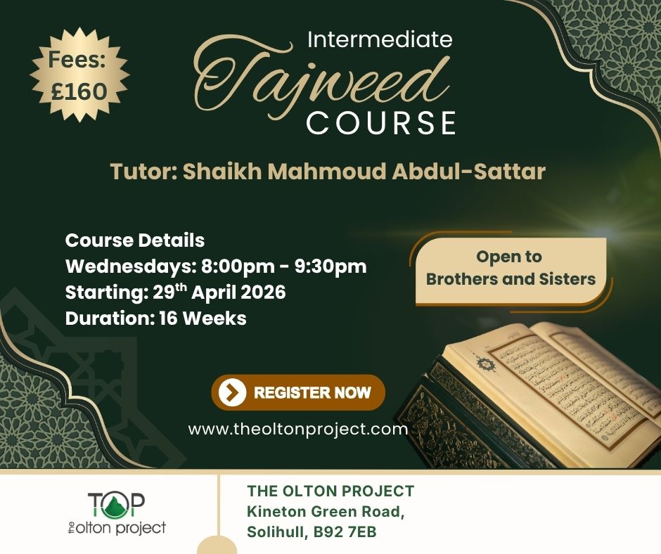  Intermediate Tajweed Course 