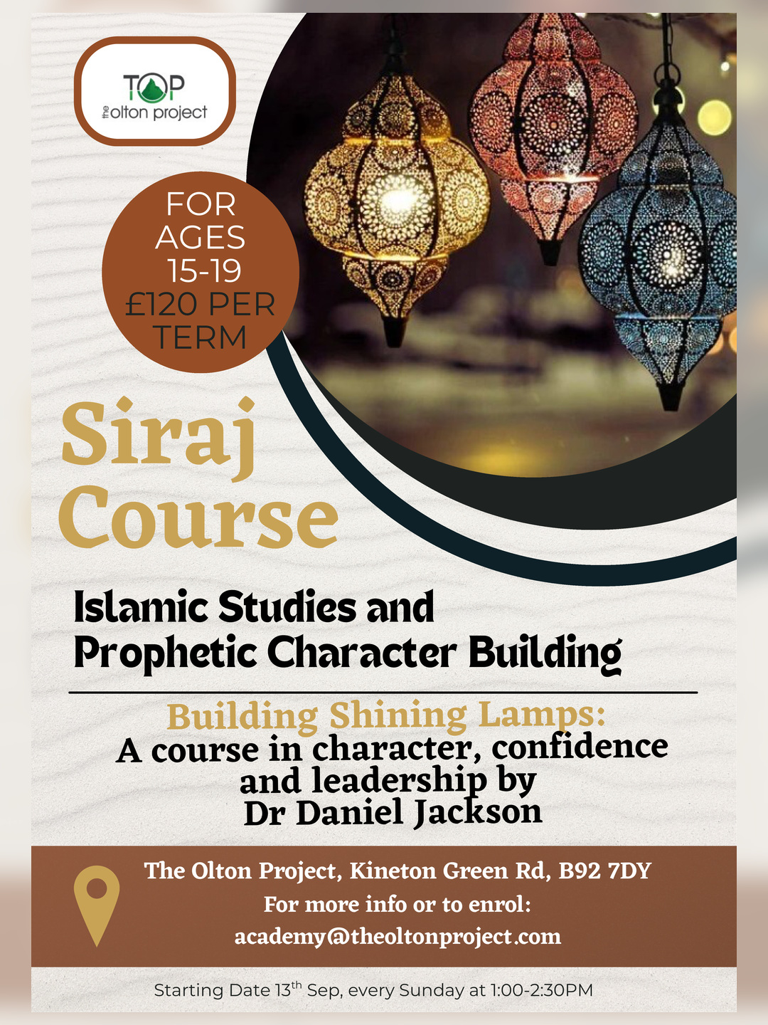 Siraj Course – Building Shining Lamps